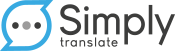 simply translate logo